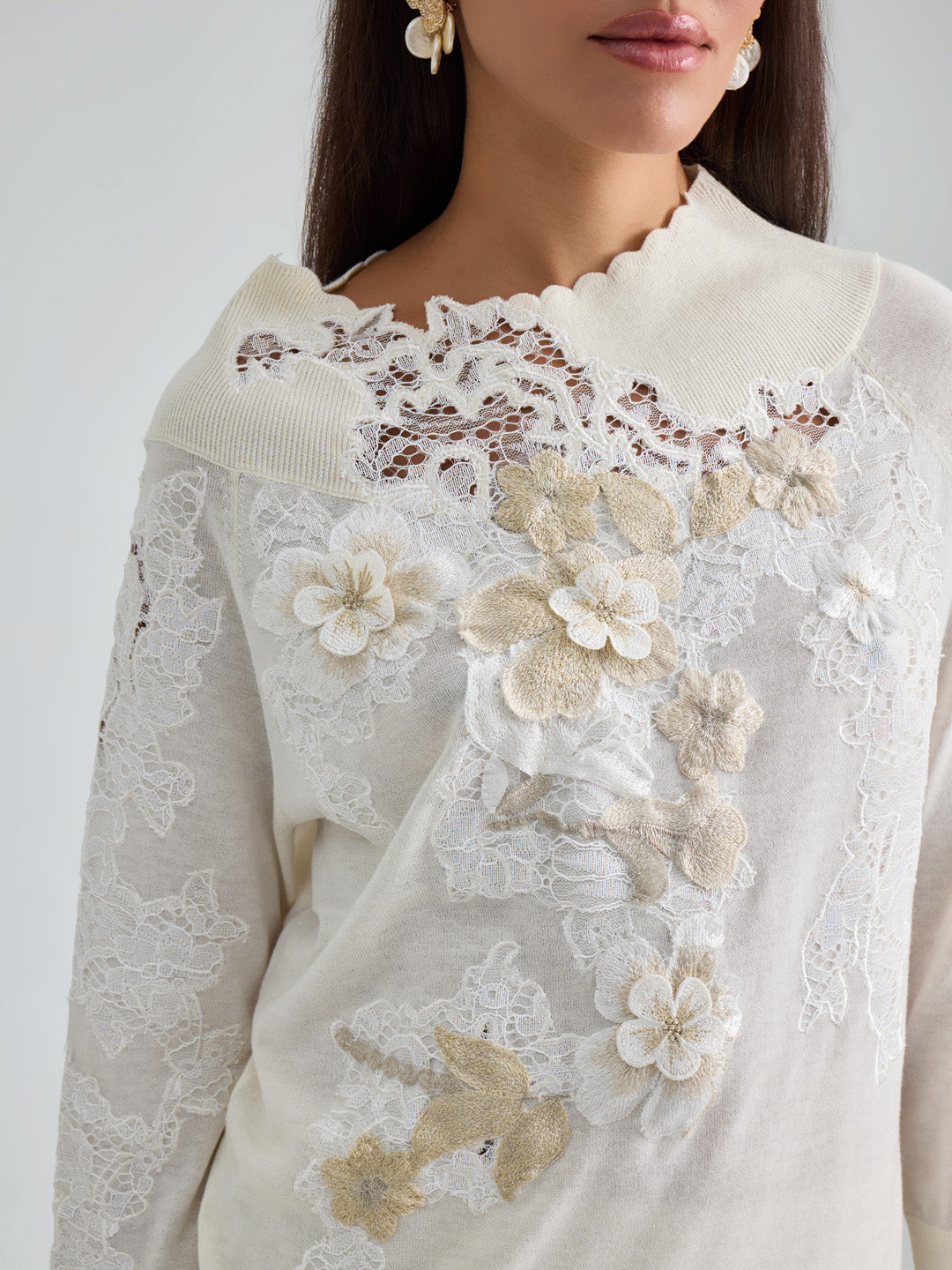 NADIA PULLOVER - BEIGE GOLD