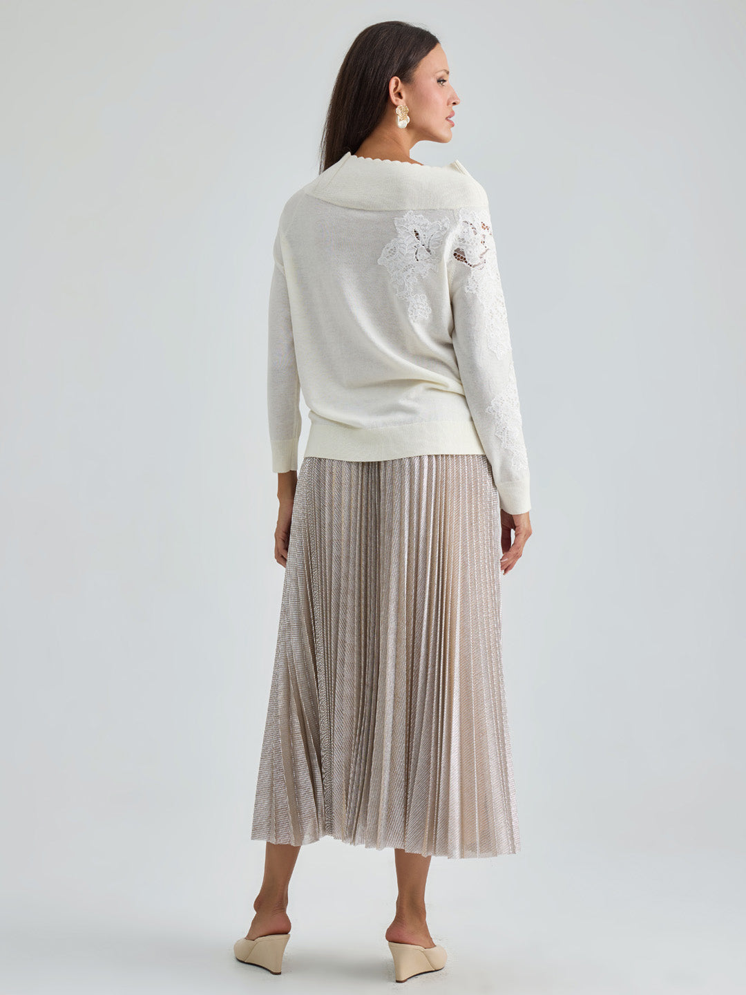 NADIA PULLOVER - BEIGE GOLD