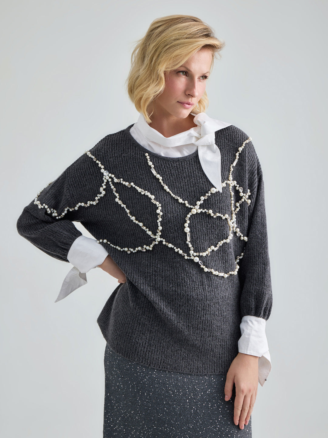 ISABEAU PULLOVER - ANTHRACITE
