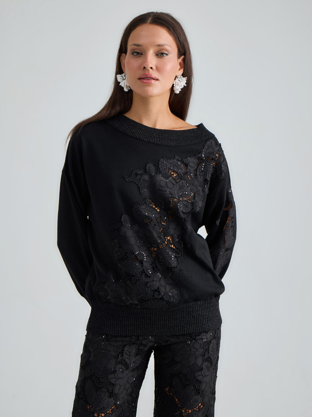 ANAIS PULLOVER - BLACK