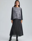 SYBILLE PULLOVER - ANTHRACITE SILVER