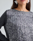 SYBILLE PULLOVER - ANTHRACITE SILVER