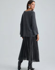SYBILLE PULLOVER - ANTHRACITE SILVER