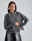 ASTER PULLOVER - ANTHRACITE SILVER