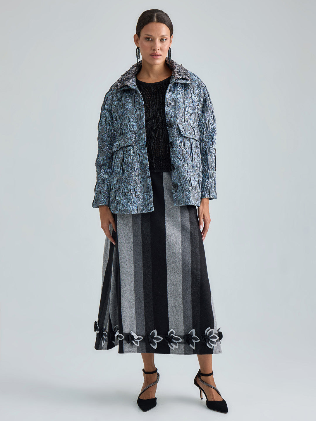 CLEO JACKET - BLUE MULTI