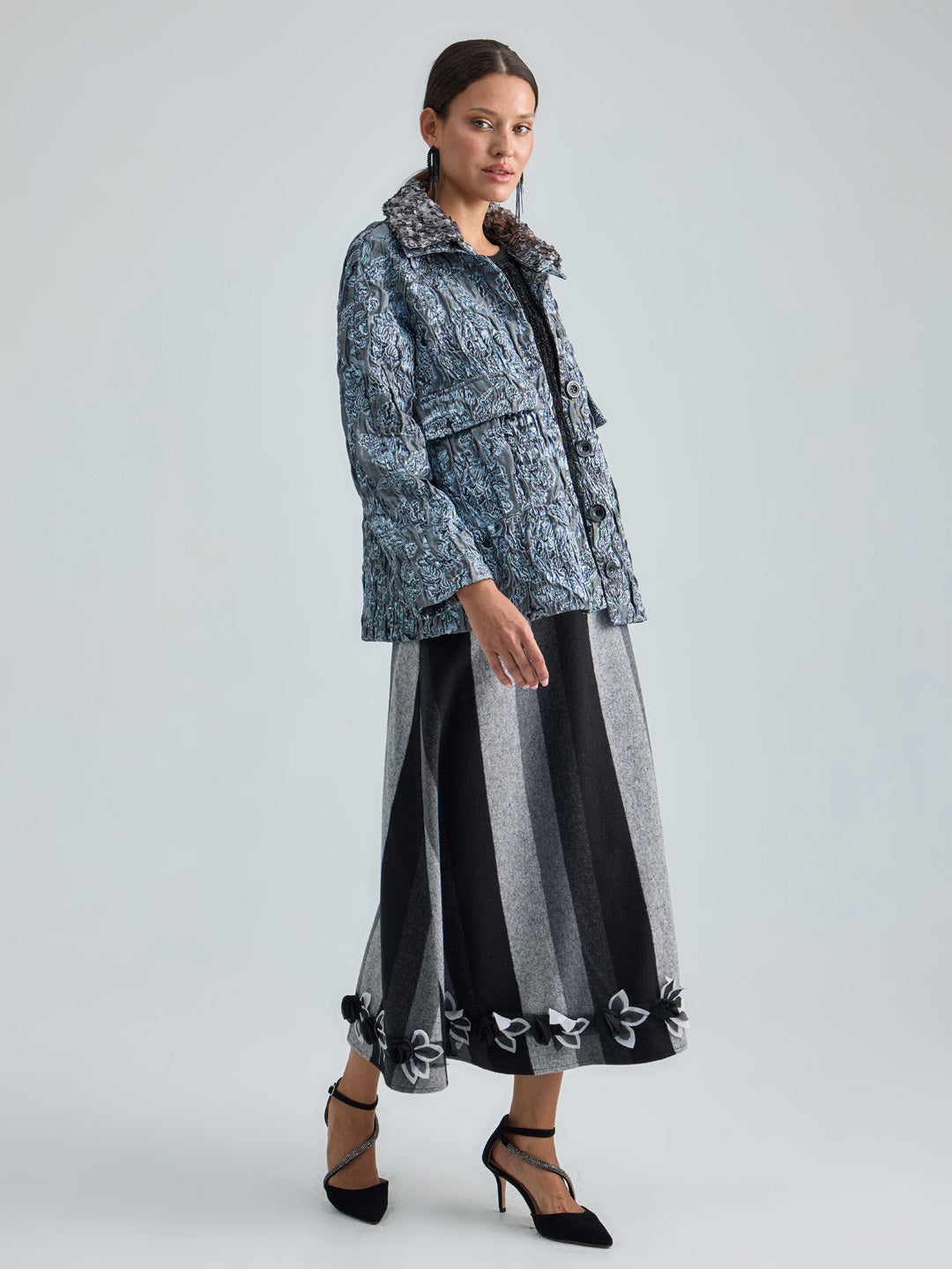 CLEO JACKET - BLUE MULTI