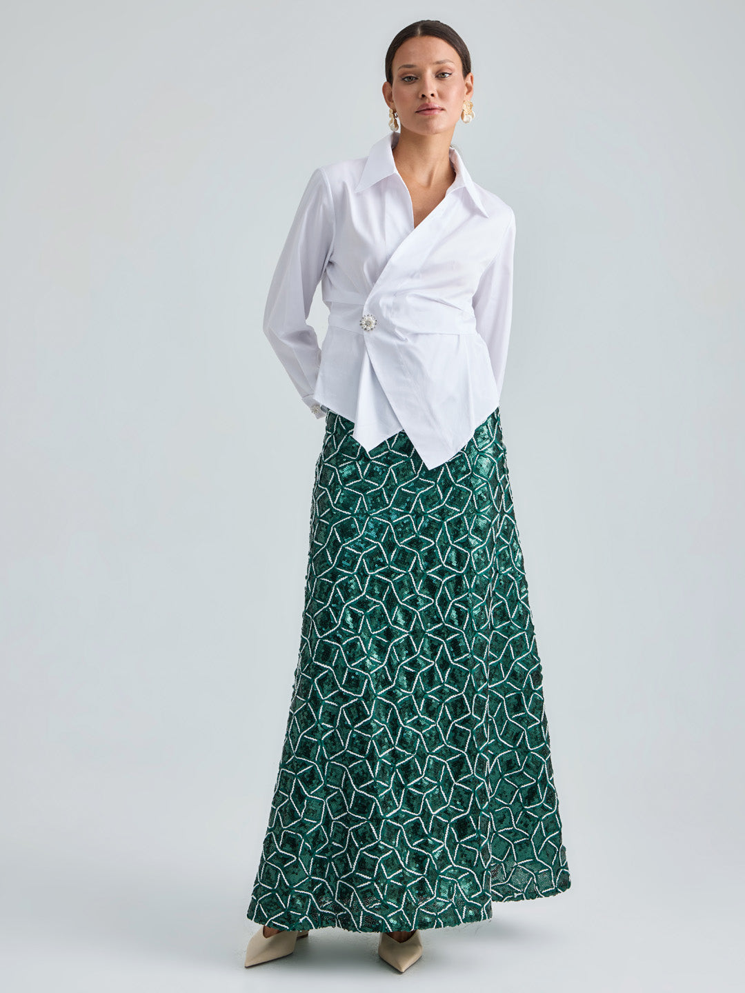 PIA SKIRT - GREEN