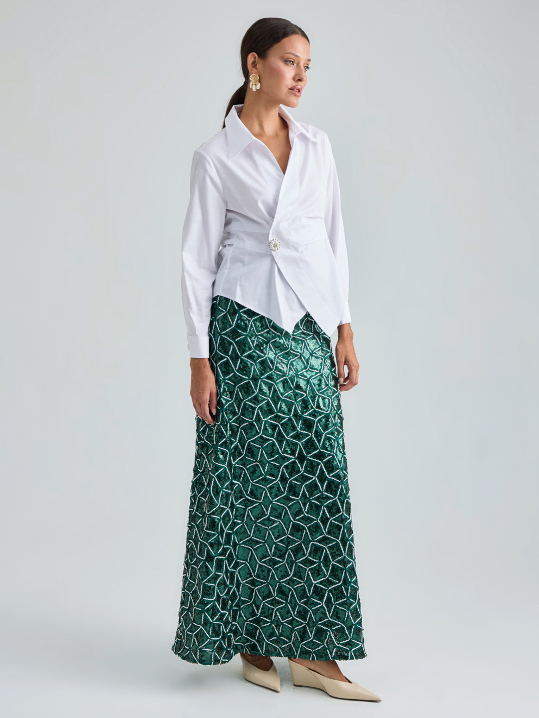 PIA SKIRT - GREEN