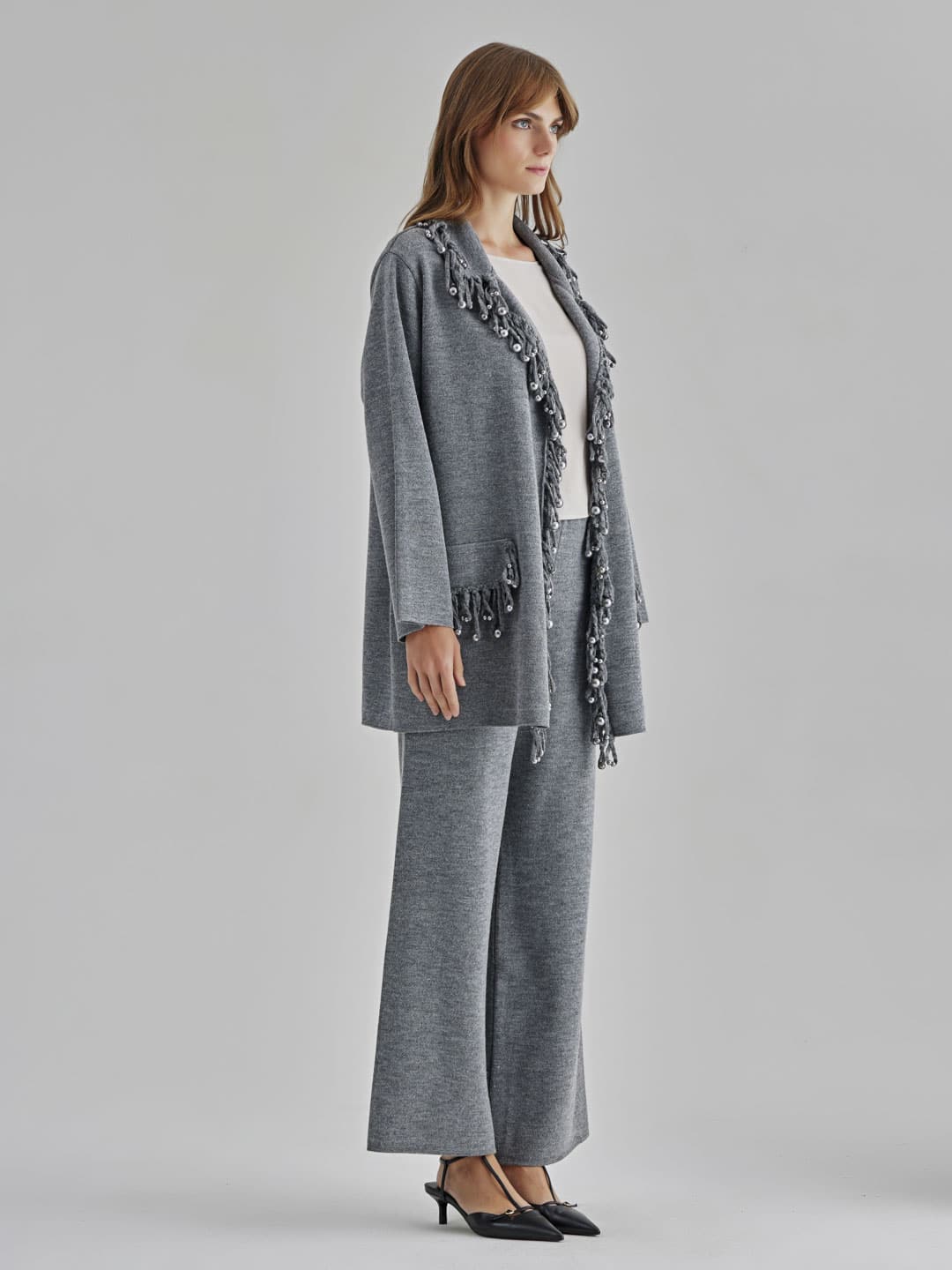 Ellie Knit Pants Grey