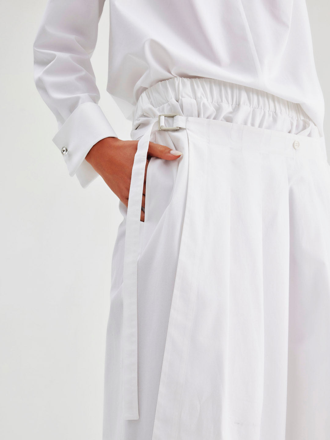 Yolande Skirt Pants White