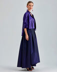 Enda Taffeta Skirt Violet