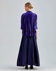 Enda Taffeta Skirt Violet