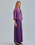 Sophisticated Remi Jacket Violet adding a pop of color to any outfit