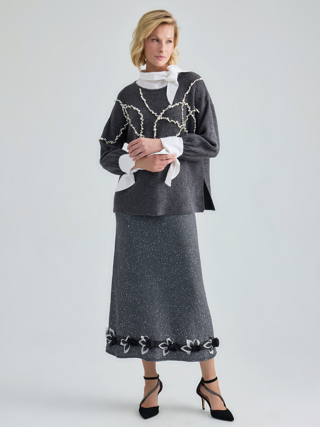 SIENA SKIRT - GREY