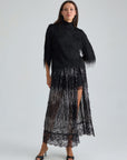 ECLIPSE SKIRT - BLACK SILVER