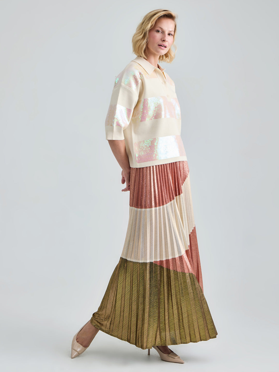 ELOISE SKIRT - TERRACOTTA MULTI