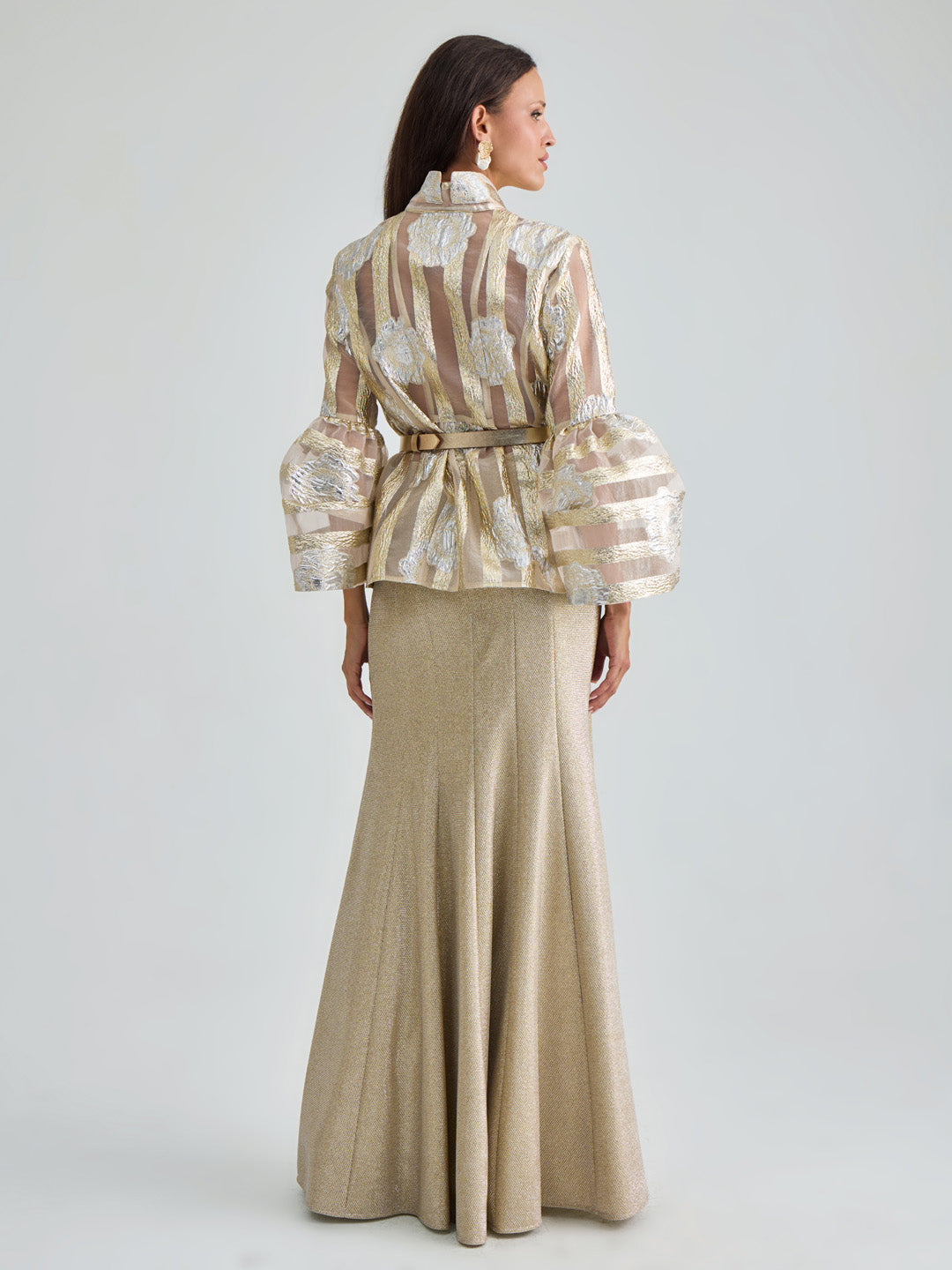 LILOU TOP - GOLD SILVER