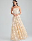 RIBERA GOWN BEIGE