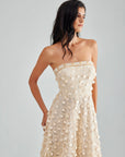 RIBERA GOWN BEIGE