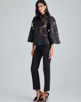 Dora Organza Blouse Black