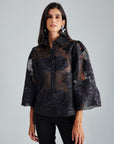 Dora Organza Blouse Black